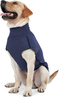 Dog Sweater Pullover Cold Weather Vest for Dogs Dog Sweatshirt & Jacket for Indoor and Outdoor Use (XXX-Large, Navy Blue)