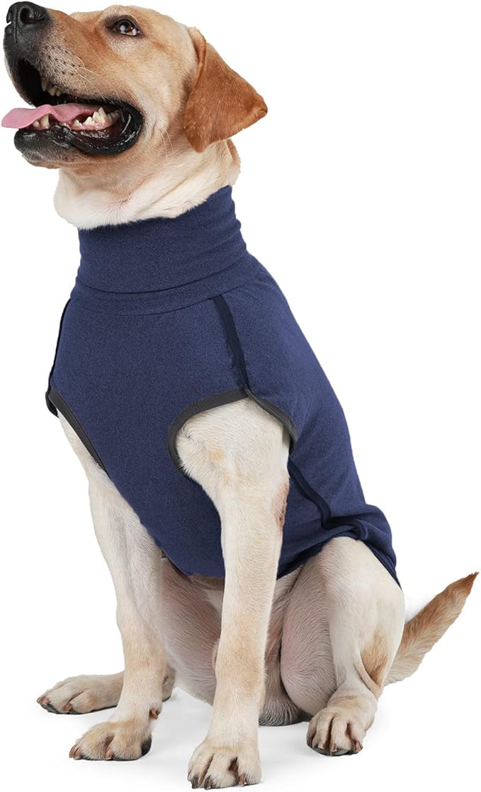 Dog Sweater Pullover Cold Weather Vest for Dogs Dog Sweatshirt & Jacket for Indoor and Outdoor Use (XX-Large, Navy Blue)