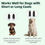 Dog Training Collar Accessory Set. Contact Points Replacement Parts with Metal Nuts Silicone Caps Retaining Rings
