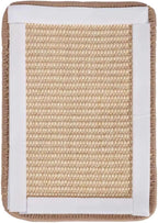 SHENGOCASE 4-Pack 7.9" x 7.9" Sisal Cat Scratching Mat Pad with Hook & Loop Tapes for Wall Couch, Window Perch, Cat Wall Furniture Shelves