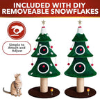 Cat Christmas Tree Multi Level Cat Tower with Scratching Posts Plush Condos and Holiday Cat Furniture Design Available in Multiple Styles and Sizes (Alpine, 52" H)
