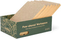 6 Pack Cat Scratch Pad with Box, Cardboard Cat Scratcher for Indoor Cats, Reversible Scratching Board with Lounge Bed for Small Medium Cats & Kittens