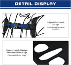 FCT Dog Backpack Carrier - Spine-Friendly for Small Dogs (4-8 lbs), Horizontal Design Dog Carrier with Adjustable Back Straps,Legs-Out Comfort for Travel/Hiking/Cycling (Black, Size S)