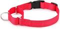 PLUTUS PET Reflective Martingale Collar with Quick Snap Buckle,No Pull Dog Choker Collar for Small Medium Large Dogs,S,Red