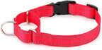 PLUTUS PET Reflective Martingale Collar with Quick Snap Buckle,No Pull Dog Choker Collar for Small Medium Large Dogs,S,Red