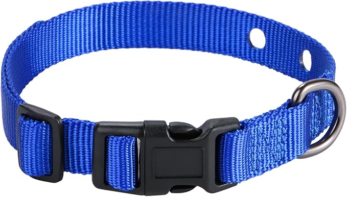 3/4 Inch Dog Shock Collar Replacement Strap with 2 Holes - Compatible with Most Brands of Ecollar Dog Fences and Training Collars, Blue