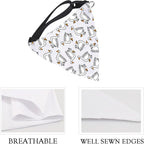 JXGZSO 1 Piece Silly Goose Triangle Dog Bandana Meme Goose Duck Merchandise (Silly Goose DB)