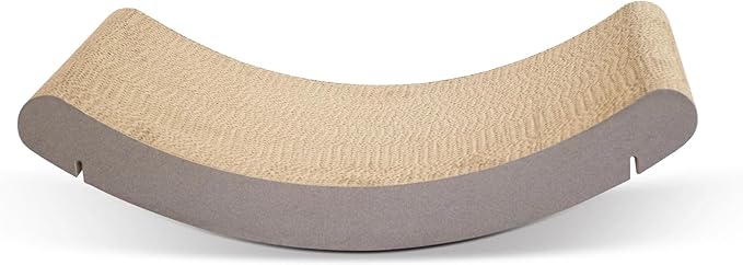 Wavy Window Cat Scratcher Cradle Refill, Durable Cardboard Kitty Sill Pad (Frame Not Included), Space-Saving，11"x 20"x 2"
