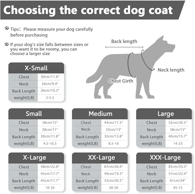 Fleece Hoodie, Windproof Waterproof Coat, Winter Warm Jacket, Cold Weather Pet Apparel Clothes Vest for Small Medium Large Dogs (M, Silver)