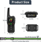 PetJoy Dog Bark Collar with Remote, Bark and Training Collar 2-in-1, Auto Bark Collar with Safe Shock (Level 1-100), Vibration (Level 1-100), Auto Mode (Sensitivity 1-5) and Beep