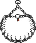 Herm. Sprenger Ultra-Plus Prong Dog Training Collar, Anti Pull Training Pinch Collar, Stainless Steel Black (3.0 mm x 17" Neck Size; 20" Chain Length) - Swivel-Ring Version