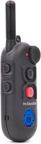 Educator PE-900 Pro E Collar for Dog Training with Remote - 1/2 Mile Range, Waterproof, 100 Stimulation Levels, Tone or Vibration Mode, Night Light Tracking for Small, Medium & Large Dogs