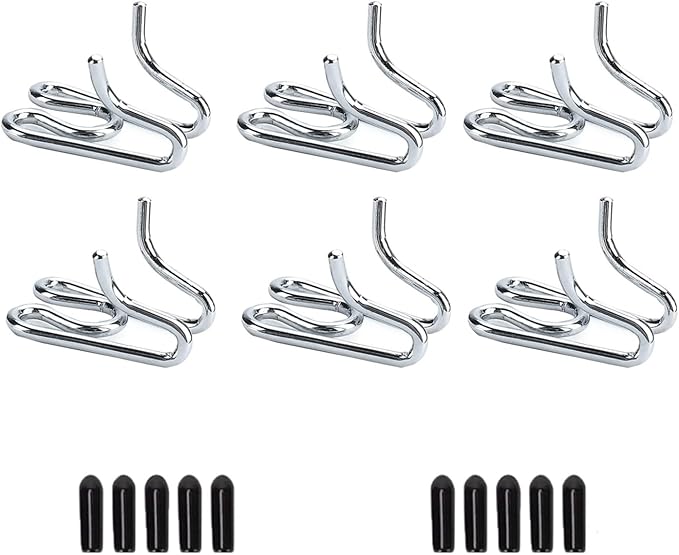 6 Pack Extra Links Prong Collar for Dog- Replacement 4.0mm Stainless Steel Pinch Collar for Dogs Links Extra Training Collar Links Fit 3.8mm Thickness Measure