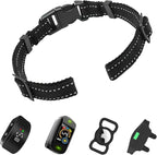 Dog Collar Replacement Strap for Shock Bark Training Collar Safe Replacement Strap Reflective Adjustable Nylon E Collar Replacement Strap