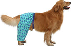 HDE Dog Swim Trunks Hawaiian Board Shorts Beach Pool Swimsuit for XS to XXL Dogs Sharks - XXL