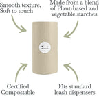 100% Certified Home Compostable and Biodegradable Dog Poop Bags - ASTM D6400 & EN 13432 Compliant Dog Waste Bags – 60 Bags – 4 x Rolls of Plant Based Compostable Poop Bag