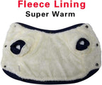 Fleece Lined Dog Coat with Detachable Hood and Detachable Hind Legs,Warm Puppy Jacket in Winter(Blue L)