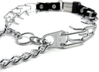 Herm Sprenger 3mm Prong Collar for Dog Training with Easy Quick Release Cliclock & ORing - German Made Dog Collar for Large Dogs (20-25" Neck)