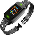 Dog Bark Collar, Rechargeable Smart Collar, Anti Barking Training Collar with 5 Adjustable Sensitivity Beep Vibration Shock, Bark Collar for Large Medium Small Dogs - Black Color Dog Collar