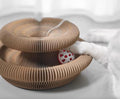 Cat Toy, Cat Scratcher, Reversible Infinity Style Magic Organ, Scratch-Resistant and Abrasion-Resistant, Foldable Cat Toys for Indoor Cats