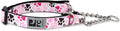 RC Pets 3/4" Martingale Training Collar, Small, Pitter Patter Pink