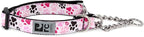 RC Pets 3/4" Martingale Training Collar, Small, Pitter Patter Pink