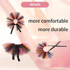 1-Pc Pet Halloween Party Costume-Puppy Party Adjustable Saree with Unique Ribbons Soft Costume Accessory for Small Medium Dogs and Cats