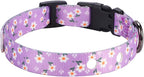 Rhea Rose 1 Inch Replacement Collar Strap Shock Collar with 2 Holes, Compatible with Nearly All Brands and Models of Underground Electric Dog Fences and Training Collars, Lavender Flowers