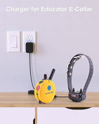 Training Collars Charger Compatible with Mini Educator Series 300, 400, RX, FOB and BP-504 Barkless Training Collars.