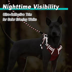 BARKBAY Dog Harness No Pull Mesh for Large Dogs - Adjustable, Reflective, Comfortable, No Choke, Heavy-Duty - Perfect for Outdoor Training, Walking, and Hiking - Strong & Durablee - XL & Red Mesh