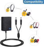 E Collar Charger for Mini Educator 300 400 ET-300 ET-400 Dog Training Collars, Shock Collar Dual Lead Charging Cable Power Adapter Cord