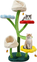 Cat Tree, Multi-Level Cat Tower for Large/Small Cats Climbing Kitty House with Resting Platforms & Scratching Posts Cats Activity Center Cat Climbing High Load Capacity (Multicolor)