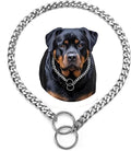 Choke Collar for Dogs Large Breed, Dog Chain Collars Slip P Chain Choke Metal Link Training Heavy Duty Martingale Dog Collar for Xs Small Medium Large Big XL Breed Dogs, XL