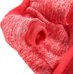 Jecikelon Dog Clothes Dogs Sweater Soft Puppies Clothing Winter Puppy Sweaters Warm Outfit for Dogs Small XXS XS Cat Apparel (Red, S)