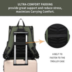 Cat Backpack Carrier for Small Dogs and Medium cat Puppy Kitten Bunny Pet Carrier Backpack Collapsible with Fully Ventilated Mesh with Safety Leash (DarkGreen, 12.9" L x 10.62" W x 15.5" H - M)