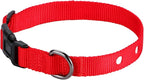 3/4 Inch Dog Shock Collar Replacement Strap with 2 Holes - Compatible with Most Brands of Ecollar Dog Fences and Training Collars, Red