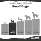 Barkbox Super Chewer Tough Dog Chew Toys for Aggressive Chewers, Treat Dispensing (Origin - Small)