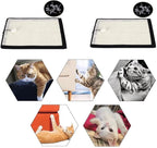 Natural Sisal Cat Scratching Pad & Furniture Protectors - Cat Scratcher Mat for Sofa, Couch, Chair & Wall Carpets