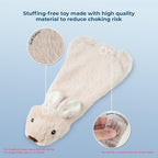 Best Pet Supplies Squeaky Dog Toys with Soft Durable Fabric for Small, Medium and Large Pets Interactive Toy for Indoor Play, Supports Active Biting and Play - Hare, Pig, Small