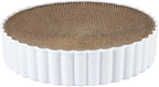 Cat Scratcher Cardboard,Cat Scratching Lounge Bed,Furniture Protection nest Cat Scratch Pad, Cat Cardboard Pad for Indoor Cats Training, White