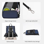Cat Backpack，Expandable Cat Carrier Backpack, Dog Backpack Carrier and Pet Carrier Backpack, Suitable for Cats, Dogs Kitten or Small Dogs, Travel Friendly Puppy Cats Bag (Blue)