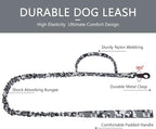 DAGANXI Tactical Dog Collar, Adjustable Military Training Nylon Dog Collar with Control Handle and Heavy Metal Buckle for Medium and Large Dogs, with Patches and Airtags Case (XL, Camo-Set)