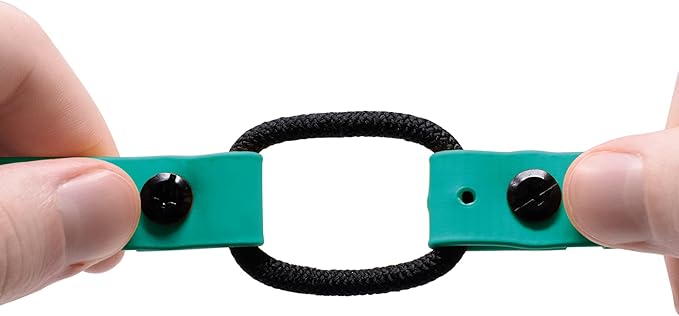 Educator 3/4-Inch Dog Training Collar Strap–ONLY Fits ME-300, ET-300/400, EZ-900, PE-900 & PG-300 Receivers – NOT Compatible with FE-580, ET-800 or UL-1200–Quick Snap Biothane Bungee Collar, Teal