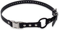 Educator 3/4-Inch Dog Training Collar Strap–ONLY Fits ME-300, ET-300/400, EZ-900, PE-900 & PG-300 Receivers – NOT Compatible with FE-580, ET-800 or UL-1200–Quick Snap Biothane Bungee Collar, Black