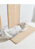 Cat Scratching Mat Pastable Natural Sisal Grinding Claws Mat and Anti-Slip Carpet for Cat Grinding Claws and Furniture Protecting Carpet Sofas (Extra Large)