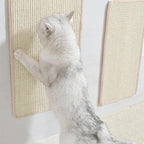 Plus Size Cat Scratching Mat Pastable Natural Sisal Grinding Claws Mat and Anti-Slip Carpet for Cat Grinding Claws and Furniture Protecting Carpet Sofas (40 * 60cm)