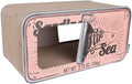 Sardine Cardboard Cat Scratcher, 60 x 30 x 30 cm, Pink