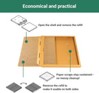 Cat Scratching Pad Board, Refillable and Combinable Corrugated Cat Scratchers for Indoor Cats, Double-Sided and Recyclable Cardboard (2Refill+2Pack)