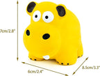 CHIWAVA 3 Pack 3.2'' Squeak Latex Puppy Toy Cute Standing Animal Sets Pet Interactive Play for Small Dogs Assorted Color
