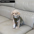 ICEFANG GN3 Tactical Dog Harness with 6X Buckle,Dog Molle Vest with Handle,3/4 Body, Hook and Loop Panel for ID Patch,No Pulling Front Clip (XS (Neck 12"-17"; Chest 17"-23"), Coyote Brown)